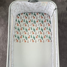 Load image into Gallery viewer, christmas collection co-sleeper sheet