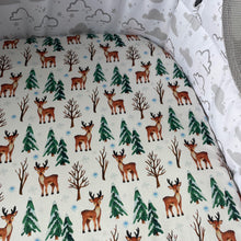 Load image into Gallery viewer, christmas collection co-sleeper sheet
