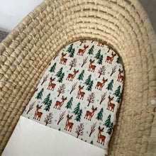 Load image into Gallery viewer, christmas collection bassinet/moses basket sheet
