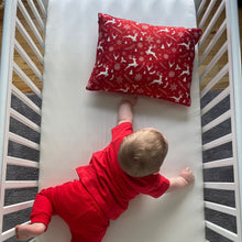 Load image into Gallery viewer, red christmas collection toddler pillowcase
