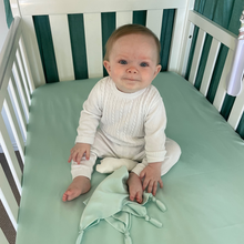 Load image into Gallery viewer, mint cot sheet
